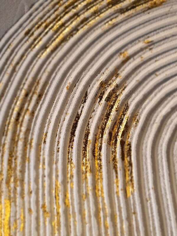 textured art gold a