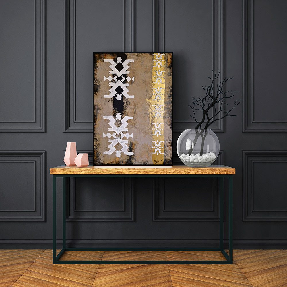 "Avlija" - unikatna umetnička slika