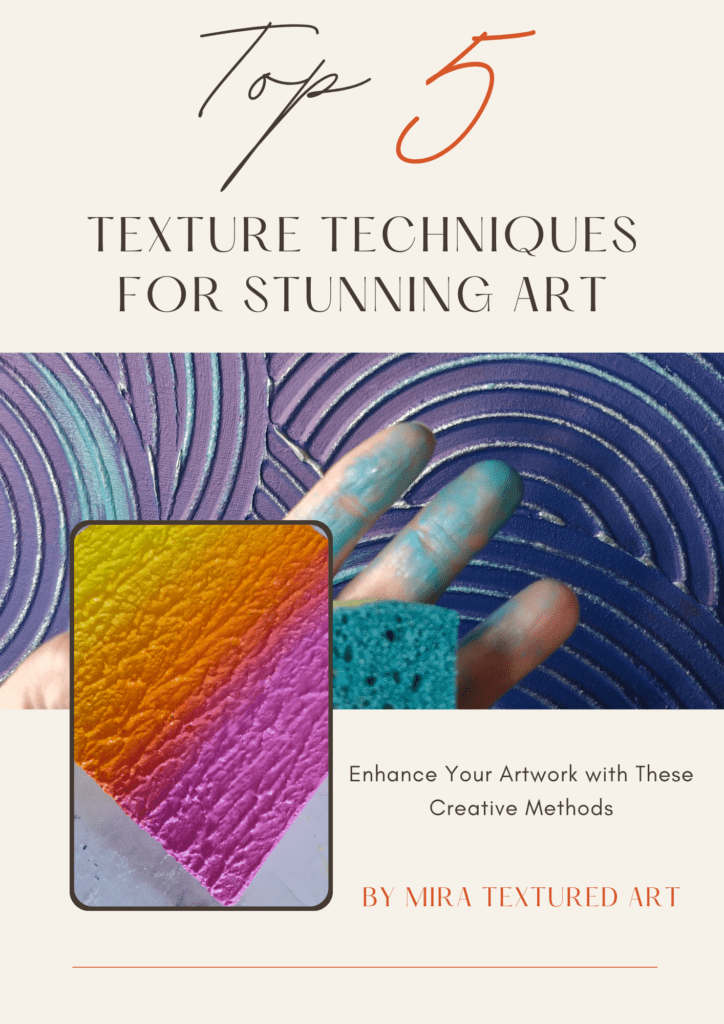 Top 5 Texture Techniques for Stunning Art - Textured Art | 3D Paintings ...