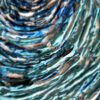 The-Azure-Embrace-close detail-original-textured-abstract-art-artist-Mirjana-Fat
